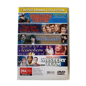 DVD Movie - 5 Movie Drama Collection Region ALL MA15+ Waldo Pepper Waterland - Picture 1 of 3