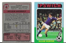 1975 Topps Red Back Cards. Choose from drop down list  - Football (T7)