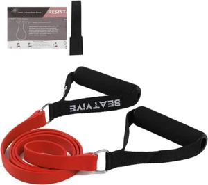 Exercise Bands Handles Resistance Ideal Physical Strength Training Muscle Toning - Picture 1 of 6