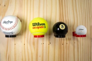 Soportes de exhibición para béisbol, billar, tenis y pelota de golf | 2 piezas Colgador - Imagen 1 de 6