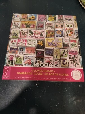 Rompecabezas Ceaco - Estampillas - Flores - 1000 piezas   Foto 1 de 4