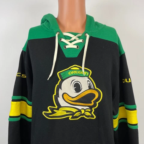 Oregon Ducks Embroidered Lacer Hoodie Sweatshirt Colosseum NCAA College L Cover