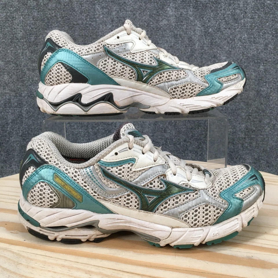 Mizuno Shoes Womens 8 Wave Inspire 4 Running Sneakers 410297-0046 White Mesh - Image 1 of 4