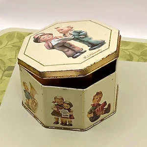 Hummel Children Vintage Octagon Metal Tin Box 1993 England - Picture 1 of 19