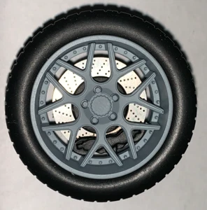 1/18 AB Models Wheels and Tires Set Sky Forged wheels Grey AB1001C - Picture 1 of 2