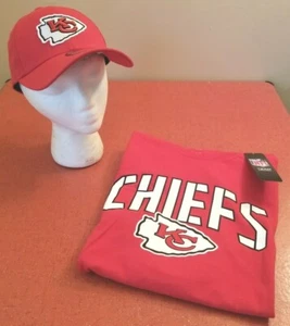 Kansas City Chiefs NFL Classic Red Patrick Mahomes #15 2XL T-Shirt & Cap Set - Picture 1 of 9