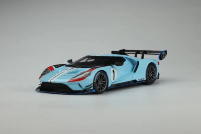 FORD GT MKII #1 Blu Chiaro 2021 GT SPIRIT GT867 1:18 RESINA USA - Immagine 1 di 4