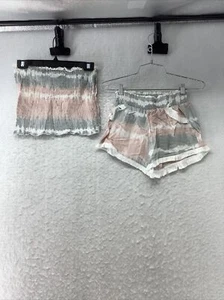 Vintage Havana Girls 2 Piece Set Shorts And Tube Top Size XL Removable Straps - Picture 1 of 12