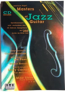 MASTERS OF JAZZ GUITAR BUCH VON JOACHIM VOGEL BOOK TABULATUR INCLUSIVE CD - Bild 1 von 4