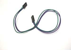 3Pin 2.54mm Dupont Jumper double female housing 30cm wire Arduino Breadboad 5pcs - Picture 1 of 4