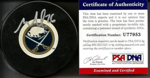 Matt Moulson BUFFALO SABRES Signed Hockey NHL Puck PSA/DNA COA - Picture 1 of 1