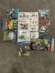 Lego Minecraft Set Lot All %100￼ Complete￼ - Picture 1 of 9