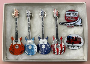 Juego de prendedores de guitarra Corvette FunFest vintage - 2013/2014/2016 + Road Tours/Veterinarios (6) - Imagen 1 de 10