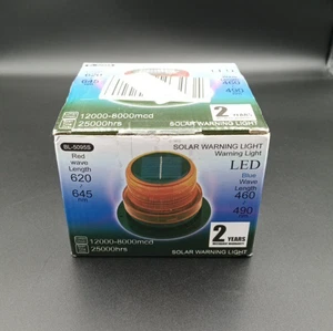 Luz de advertencia estroboscópica solar imán solar para techo de automóvil luz LED baliza camión intermitente - Imagen 1 de 10