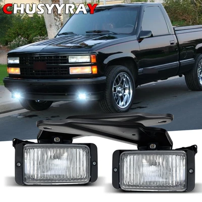 Juego de pares de luces antiniebla para 88-98 Chevy GMC C/K 1500 2500 3500 NUEVO Foto 1 de 4