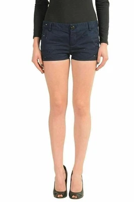 Pantalones Cortos Informales Para Mujer Dsquared2 Azul Marino Envejecido US XS IT 38 Foto 1 de 4