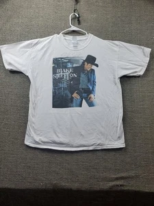 Blake Shelton T Shirt 2001 All Over Me Signed Concert XL Double Sided - Picture 1 of 11