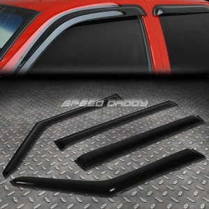 FOR 10-13 SOUL AM SUV SMOKE TINT WINDOW VISOR SHADE/SUN WIND/RAIN DEFLECTOR - Picture 1 of 11