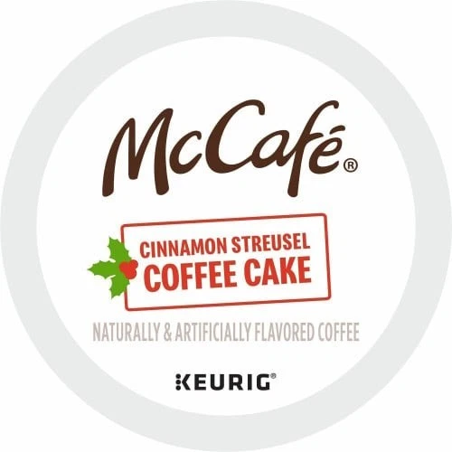 McCafe K-Cup 肉桂条纹蛋糕咖啡兼容 Keurig K-Cup Brewer - — 第 1/1 张图片