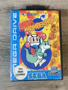 Mega Bomberman, SEGA Mega Drive, Video Game, PAL, 1994, Complete With Manual - Picture 1 of 7