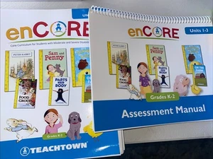 Grades K-2 Units 1-3 Teachtown enCORE Teacher Guide & Assessment Manual - Picture 1 of 3