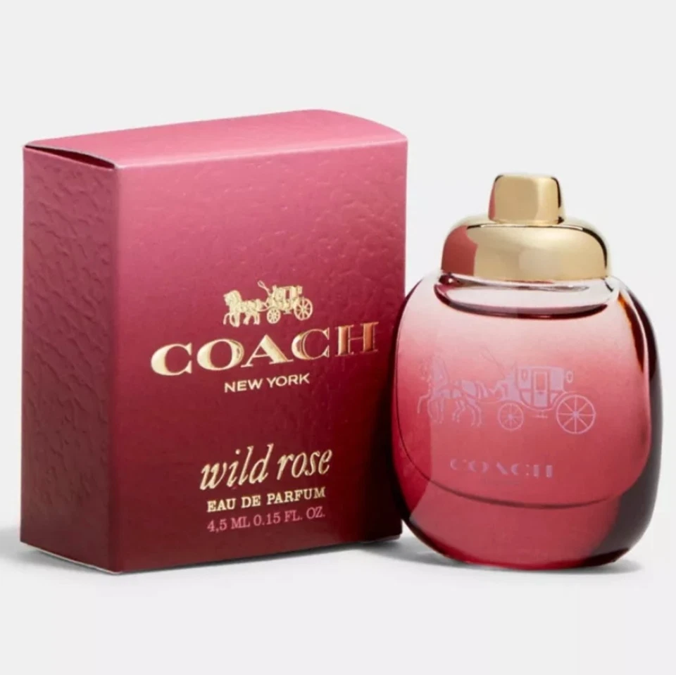 COACH Wild Rose Eau de Parfum 4,5 ml / 0,15 oz Splash Miniature *NUEVO EN CAJA* Foto 1 de 3