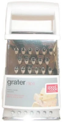 Good Cook Silver/Red Stainless Steel Box Grater (Pack of 2) - Image 1 of 2