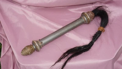 1951 年 Quo Vadis Peter Ustinov 罗马皇帝 Nero Flyswatter 米高梅电影道具 — 第 1/4 张图片