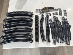Lot 90 Pc Tyco Bachman  Life-Like Train  Track Mix Silver - Picture 1 of 4