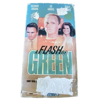 RARE‼ A Flash of Green VHS Richard Jordan MEDIA 1985 Ex-Rental - Image 1 of 4