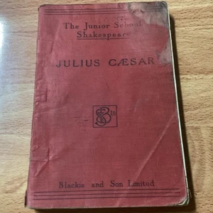 Julius Caesar Blackie & Son School Shakespeare Small School Text Book Early 1900 - Picture 1 of 9