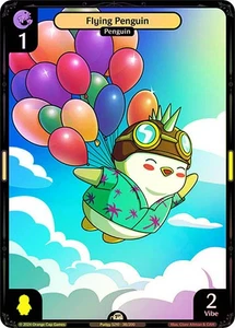 Vibes TCG FOIL Flying Penguin - Enter the Huddle Card # 038 - Picture 1 of 1