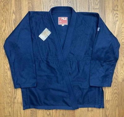 Top Fuji Gi Kimono A6 Azul Marino Oscuro BJJ Jiu Jitsu MMA Artes Marciales Combate 75" Brazo Foto 1 de 4