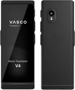 Vasco V4 Voice Translator 108 Languages Free Communication Black Onyx - Picture 1 of 6