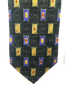 Robert Talbott Tie Geometric 100% Woven Silk Hand-Sewn Men's Necktie - Picture 1 of 5