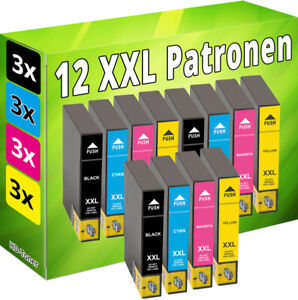 12XL Tinta Cartuchos para Epson XP245 XP342 XP442 XP235 XP332 XP335 XP432 XP435