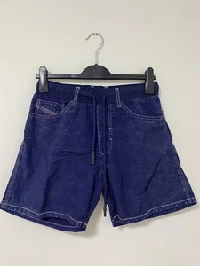 Diesel Blue Swim Shorts Denim Look Small - Picture 1 of 5