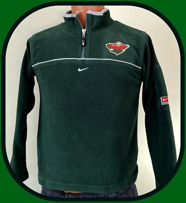 MINNESOTA WILD NIKE TEAM NIKE JERSEY COSIDO 1/4 CREMALLERA POLAR NIÑOS MEDIANO 12-14 Foto 1 de 4