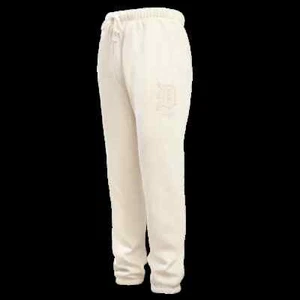 Pro Standard - MLB Detroit Tigers Neutral Men's Fleece Sweatpants - Eggshell - Picture 1 of 6