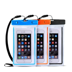 3PCS Waterproof Floating Cell Phone Pouch Dry Bag Case Cover For iPhone Samsung - Picture 1 of 12