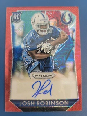 Josh Robinson 2015 PANINI PRIZM RED POWER ROOKIE AUTO #D /99 INDIANAPOLIS COLTS! - Image 1 of 2