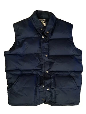 Sherpa By Crawford House Men’s Down Ski Vest Blue L - Image 1 of 2