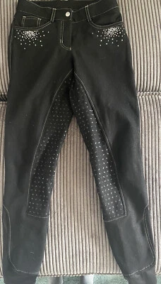 Eurostar Vollbesatz Reithose Glitzer / Strass - Bild 1 von 4