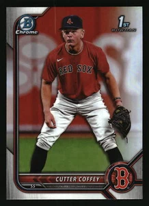 2022 Bowman Draft #BDC-200 Cutter Coffey Chrome Refractor - Picture 1 of 2