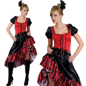 Costume sexy lattina saloon ragazza selvaggio West burlesque cowgirl abito elegante donna - Foto 1 di 7