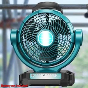 Battery Operated Fan Brushless Cordless Jobsite Work Fan for Makita 18V Battery - Picture 1 of 8