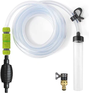 Aquarium Vacuum Gravel Cleaner Long Hose Fish Tank Pump Siphon Water Changer Kit - Picture 1 of 12