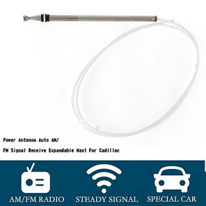 Power Antenna Auto AM/FM Signal Receive Expandable Mast Fit For Cadillac USA T09 - Picture 1 of 12