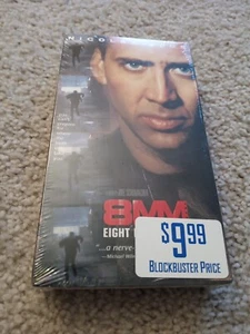 8MM VHS Video Tape Movie Nicolas Cage Blockbuster NEARLY NEW! 8 MM Millimeter - Picture 1 of 3