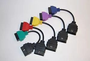 A1+ A2+ A3+ A4+ A5 Adapter SET OBD2 für Multiecuscan für Fiat Alfa Romeo - Bild 1 von 7